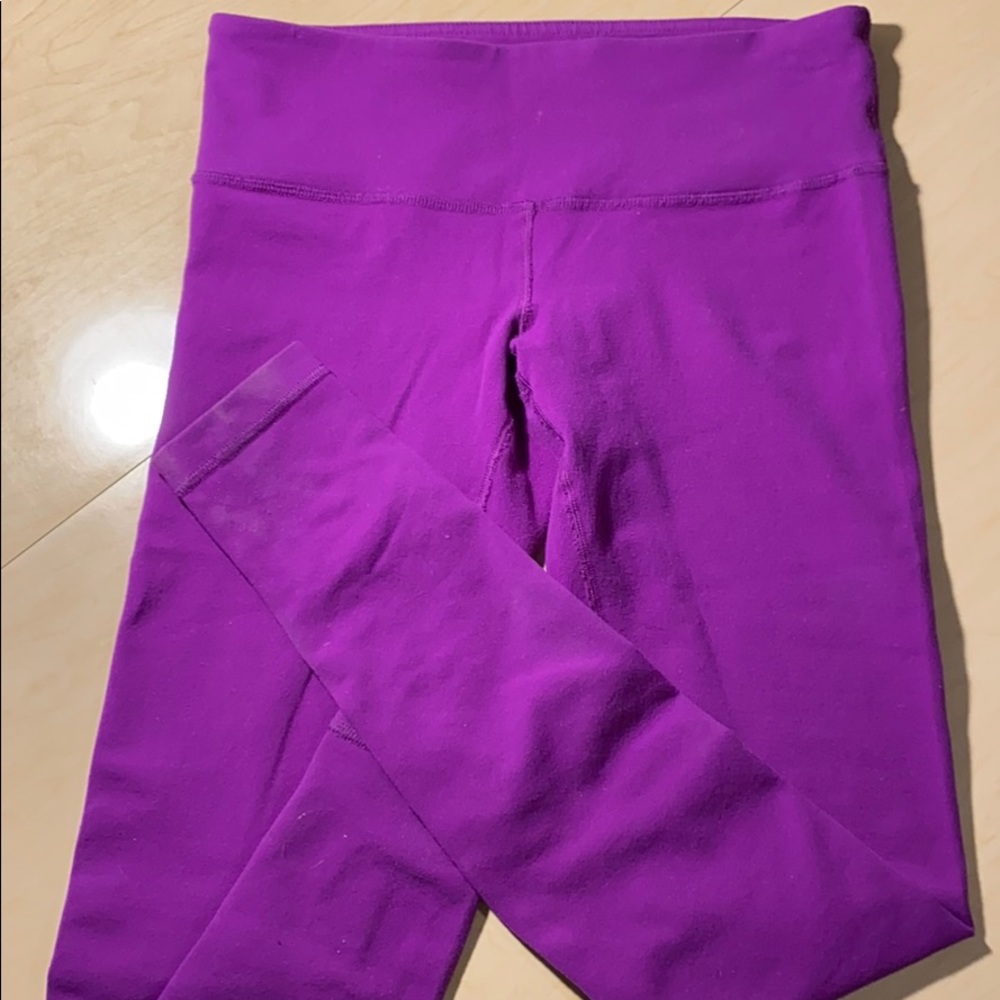 Lululemon Size 6 Purple Leggings